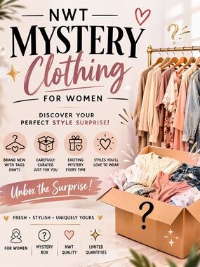 NWT Mystery Clothing Box for Women Trendy or Vtg style XS-3X